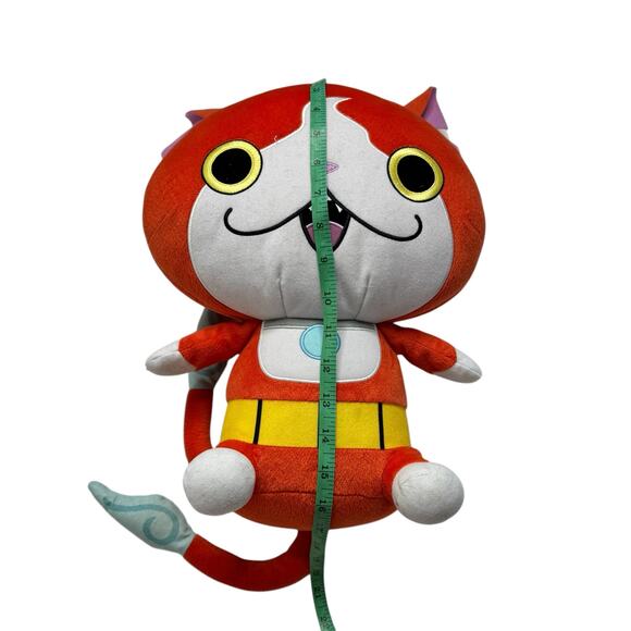 Yo-kai Watch Jibanyan Large Orange Cat Plush 15” 2015 Stuffed Animal Hasbro - Picture 8 of 8
